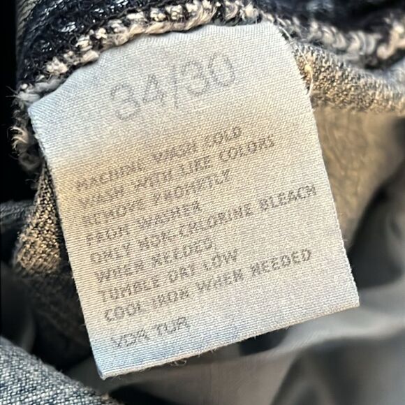 Nautica Blue Denim Loose Fit Carpenter Vintage Jeans Men's Size 34/30 - Picture 13 of 13